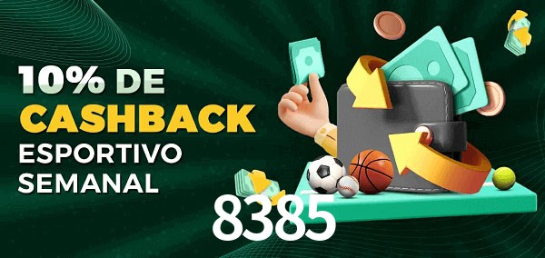 10% de bônus de cashback na 8385